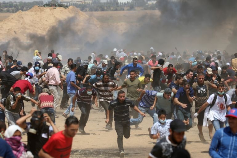 Gaza protests Reuters