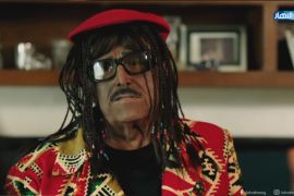 Egyptian TV series Azmi we Ashgal released during Ramadan featured a number of actors performing in blackface [Screengrab/Youtube/Al Nahar TV] 