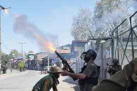 Kashmir Indian police shells REuters