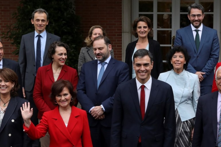 Spain new cabinet Reuters