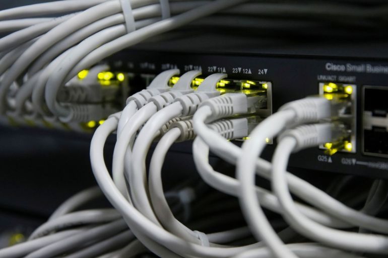 Internet cable Algeria shutdown