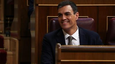 Spain's Socialist leader Pedro Sanchez faces a difficult task forming an alliance to govern [Sergio Perez/Al Jazeera]