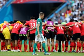 German and South Korea teams, World Cup 2018