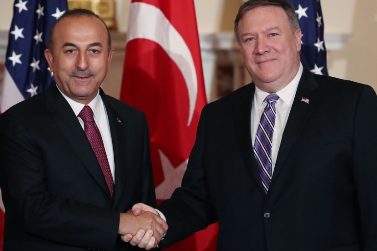 Secretary Of State Pompeo Meets With Turkish Foreign Minister Mevlut Cavusoglu