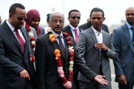 Reuters Abiy Ahmed Eritrea Delegation