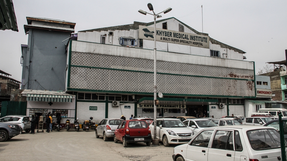 Khayam cinema, now Khyber Hospital, is situated in Khayam area of Srinagar [Sameer Mushtaq/Al Jazeera]