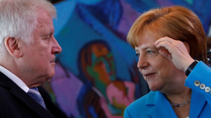 Merkel Seehofer Germany crisis