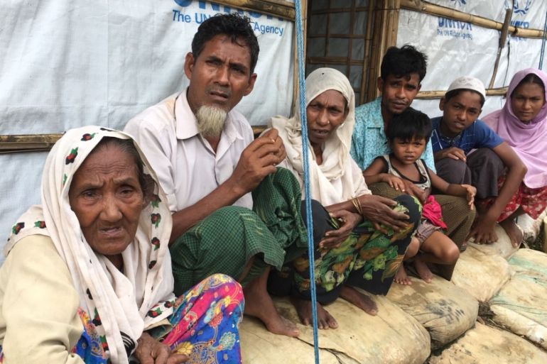 Rohingya family