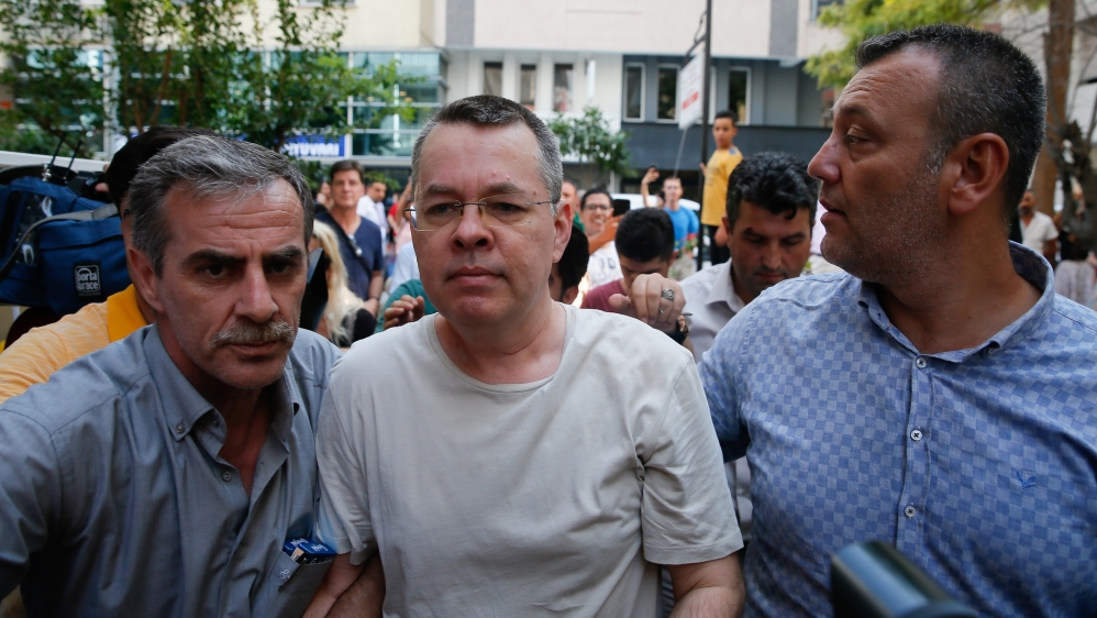 Andrew Brunson faces a prison sentence of up to 35 years if convicted [Evren Atalay/Anadolu]
