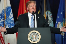 President Trump Delivers Remarks At Salute To Service Dinner In West Virginia