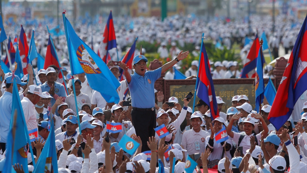 Prime Minister Hun Sen says he wants to rule for 10 more years [Samrang Pring/Reuters]