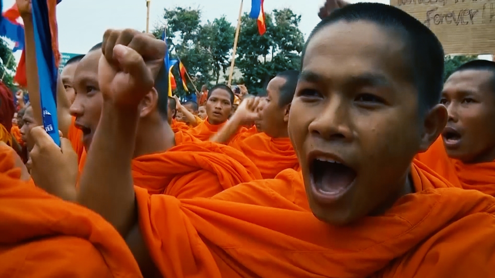 Cambodians will go to the polls at the end of July but with the main opposition party banned from participating, it's been condemned by critics as a sham election [Al Jazeera]
