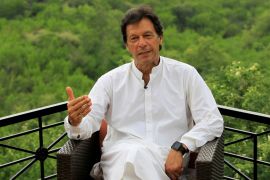 Imran Khan, chairman of the Pakistan Tehreek-e-Insaf (PTI) political party, speaks during an interview at his home on the outskirts of Islamabad, Pakistan on July 29, 2017 [File: Reuters/Caren Firouz]