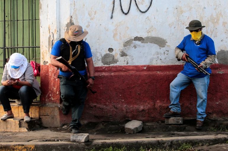 Nicaragua pro government groups