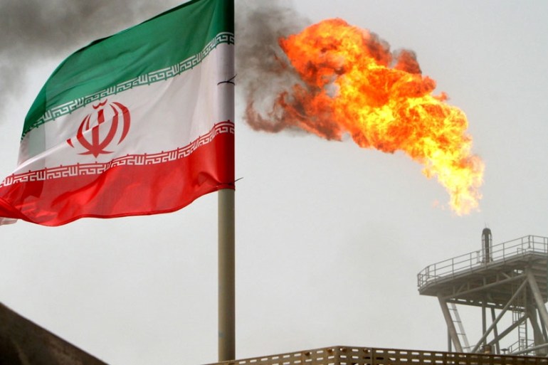 Iran oil and gas production facility