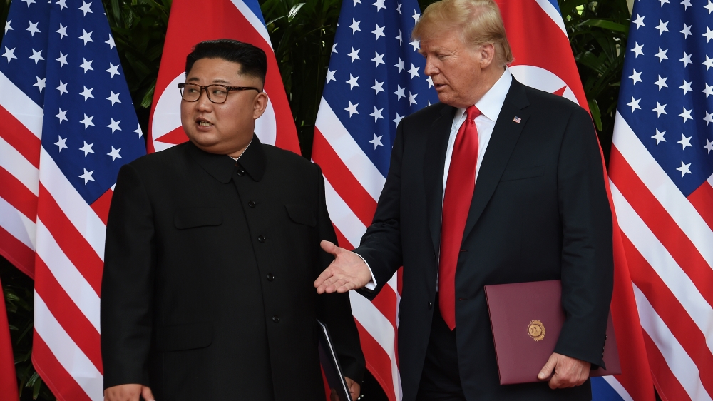 It is unclear when and where Trump and Kim will hold their second meeting [File: Reuters]