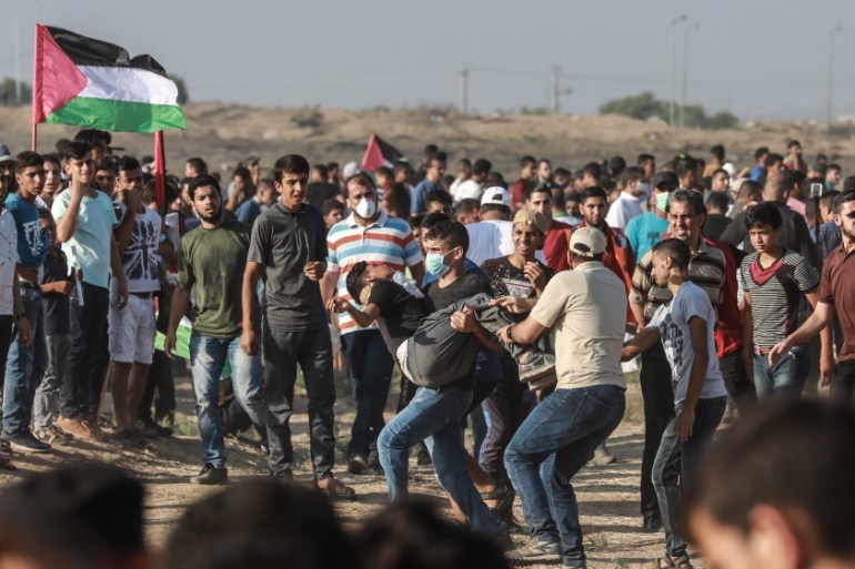 "Great March of Return" demonstrations in Gaza
