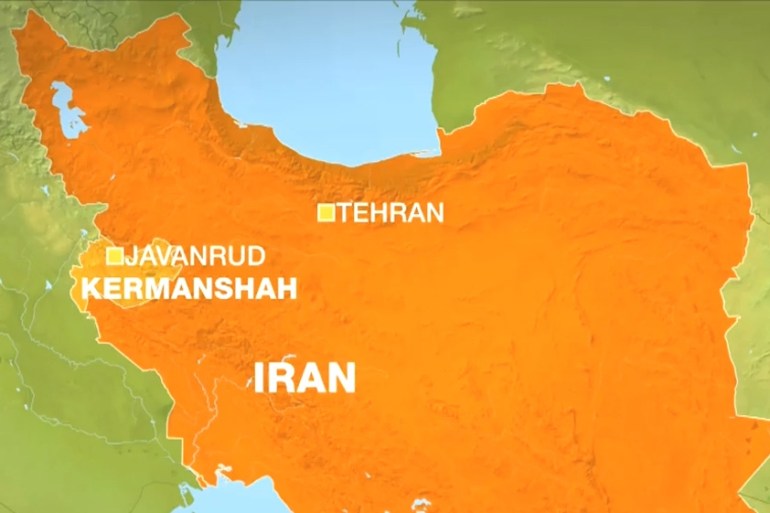 Iran earthquake area