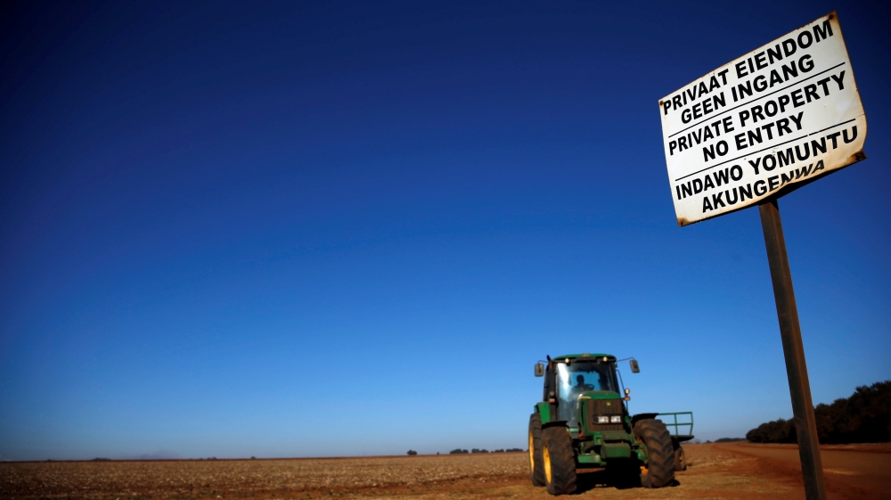 Black South Africans black own more than 50 percent of agricultural land in just two of the country's nine provinces [File: Siphiwe Sibeko/Reuters]