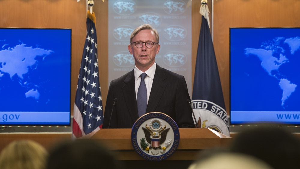 Brian Hook will lead the Iran Action Group [Andrew Caballero-Reynolds/AFP]