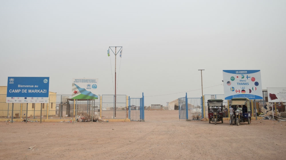 The Markazi refugee camp is located near the fishing village of Obock on Djibouti's eastern coast [Mallory Moench/Al Jazeera]
