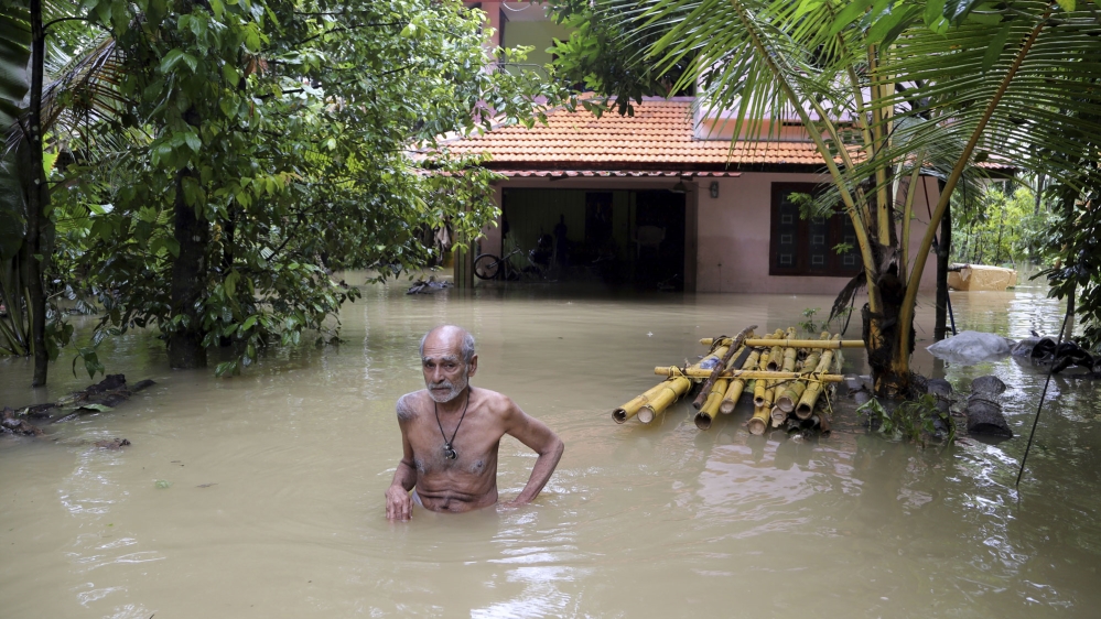 Save the Children has warned about an increased risk of waterborne disease outbreaks following the flooding [Aijaz Rahi/AP]