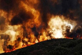 Mendocino wildfire