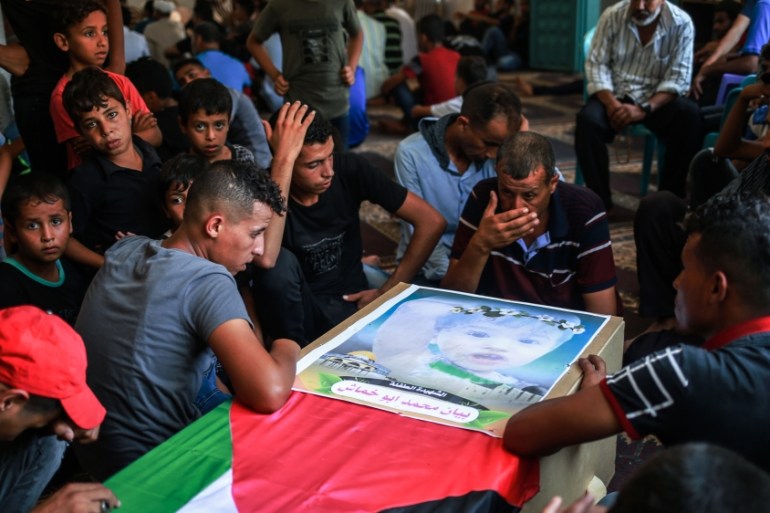 Gaza Killings [Hosam Salem/Al Jazeera]