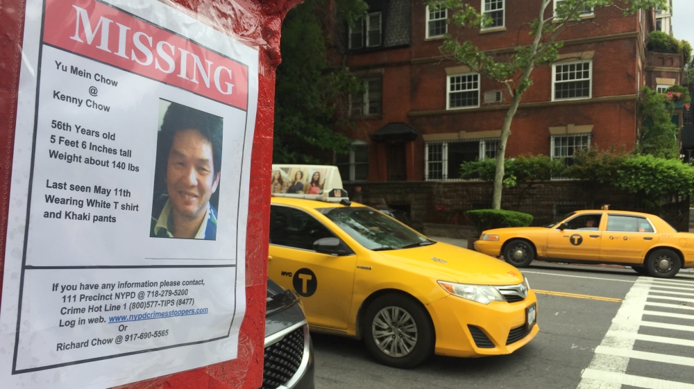 Yu Mein Chow went missing for two weeks before his body was found floating in the East River, not far from the Brooklyn Bridge [Samira Sadeque/Al Jazeera] 