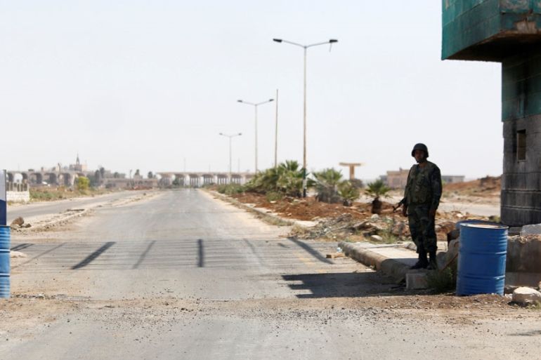 Syria Jordan border