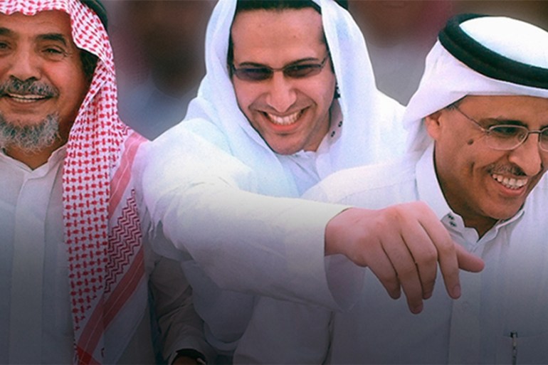 Abdullah al-Hamid, Mohammad Fahad al-Qahtani and Waleed Abu al-Khair
