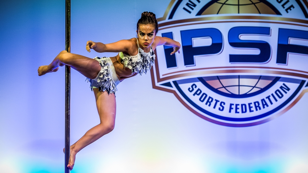 In July, more than 200 athletes from 40 countries assembled for the 2018 world championships [International Pole Sports Federation]