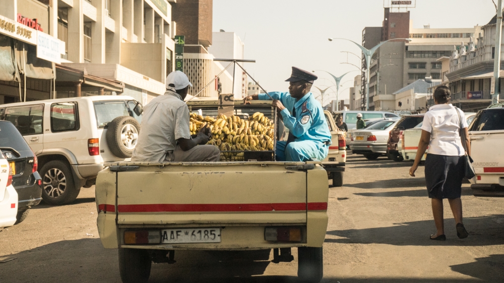Zimbabwe banned all public gatherings and ordered food vendors off the streets of Harare [Tendai Marima/Al Jazeera]