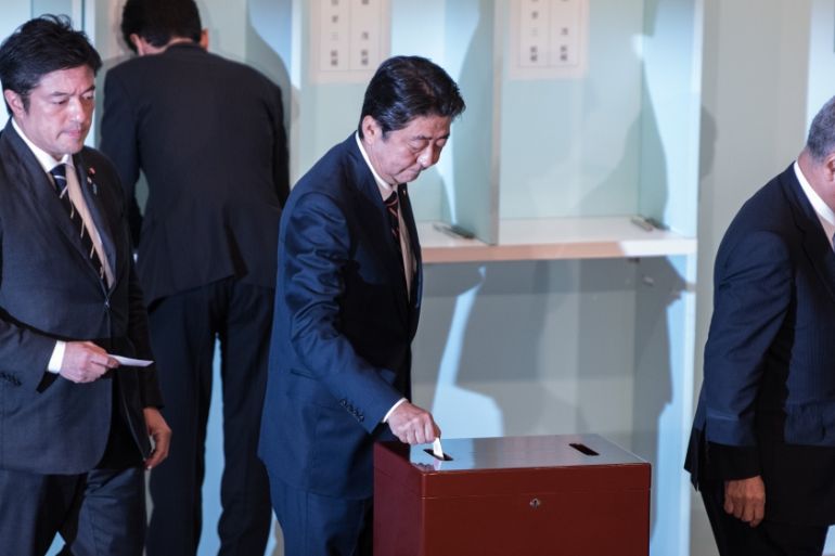 Liberal Democratic Party of Japan Holds Leadership Election
