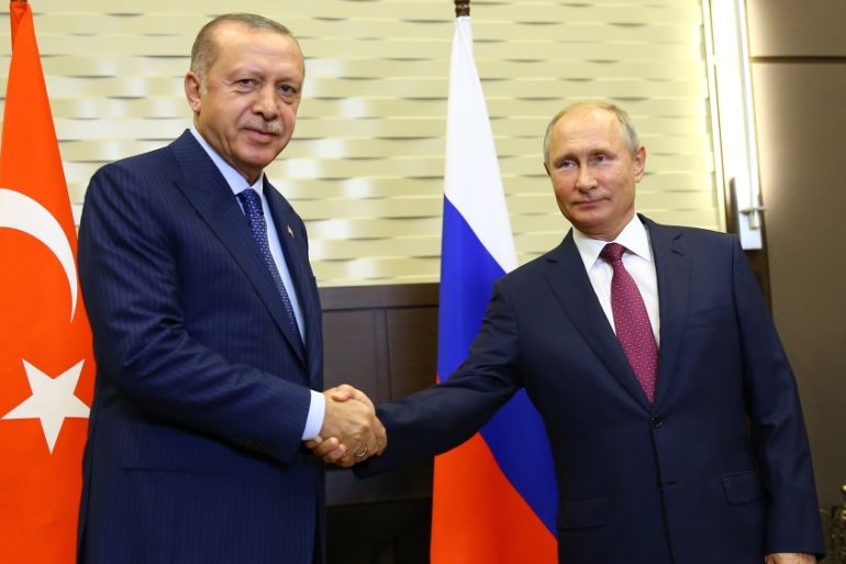 Recep Tayyip Erdogan - Vladimir Putin meeting in Russia