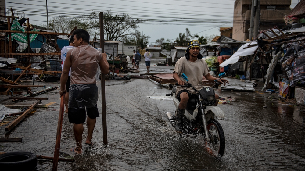 About 87,000 people had evacuated from high-risk areas of the Philippines [Jes Aznar/Getty Images]