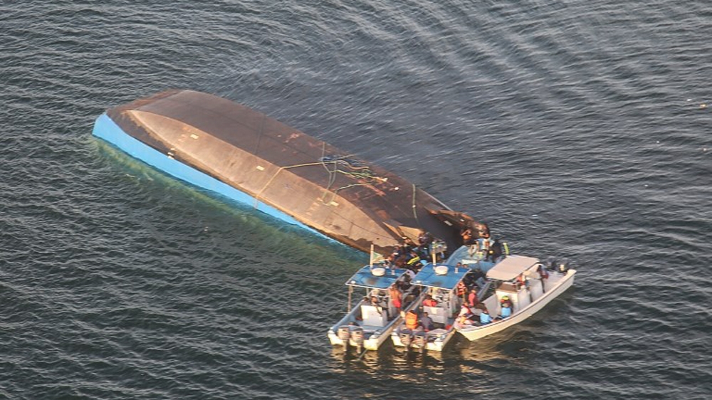More bodies are expected to be found on the capsized MV Nyerere [AFP]