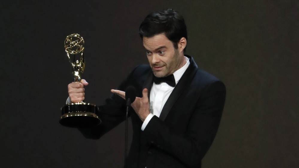 Bill Hader wins the Emmy for Outstanding Lead Actor in a Comedy series for Barry [Mike Blake/Reuters]