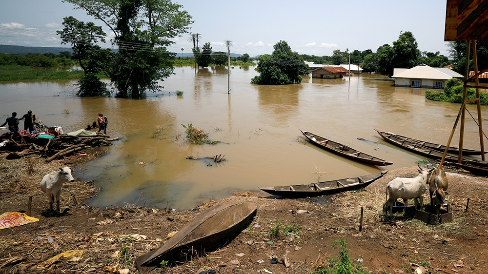 A national disaster was declared in four states - Kogi, Niger, Anambra and Delta [Afolabi Sotunde/Reuters]