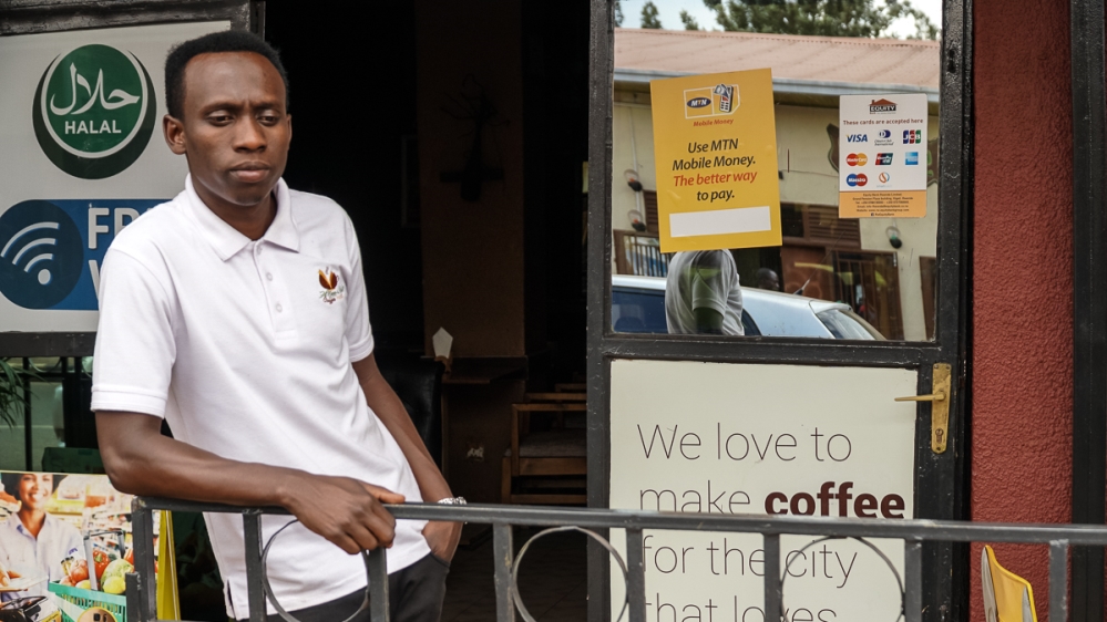 Coffee shops are on the rise in Kigali, but they still aren't frequented by many Rwandans [Azad Essa/Al Jazeera]