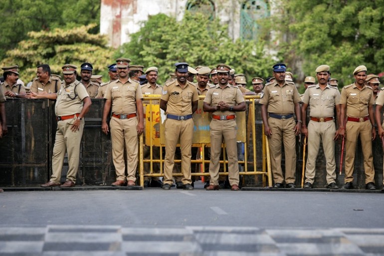 Tamil Nadu police, India