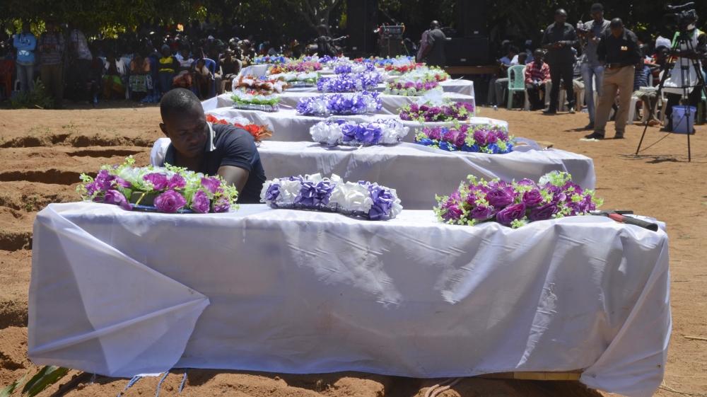 Only 172 of the bodies have been identified by relatives [Andrew Kasuku/AP]