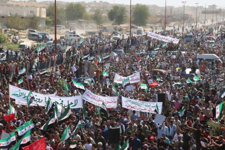 Maarat al-Nouman Syria protests