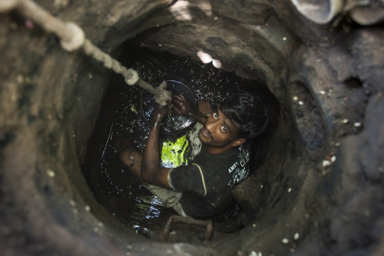 Manual scavenging in India