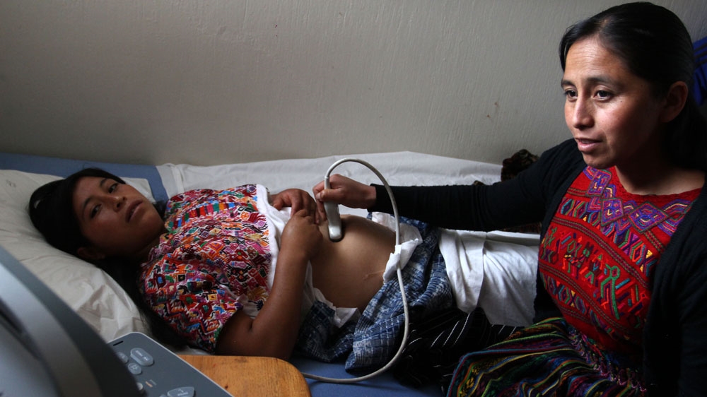 
According to the World Health Organization, the maternal mortality rate in indigenous communities is 200 to 300 women per 100,000 live births in Guatemala [Ali Rae/Al Jazeera]
