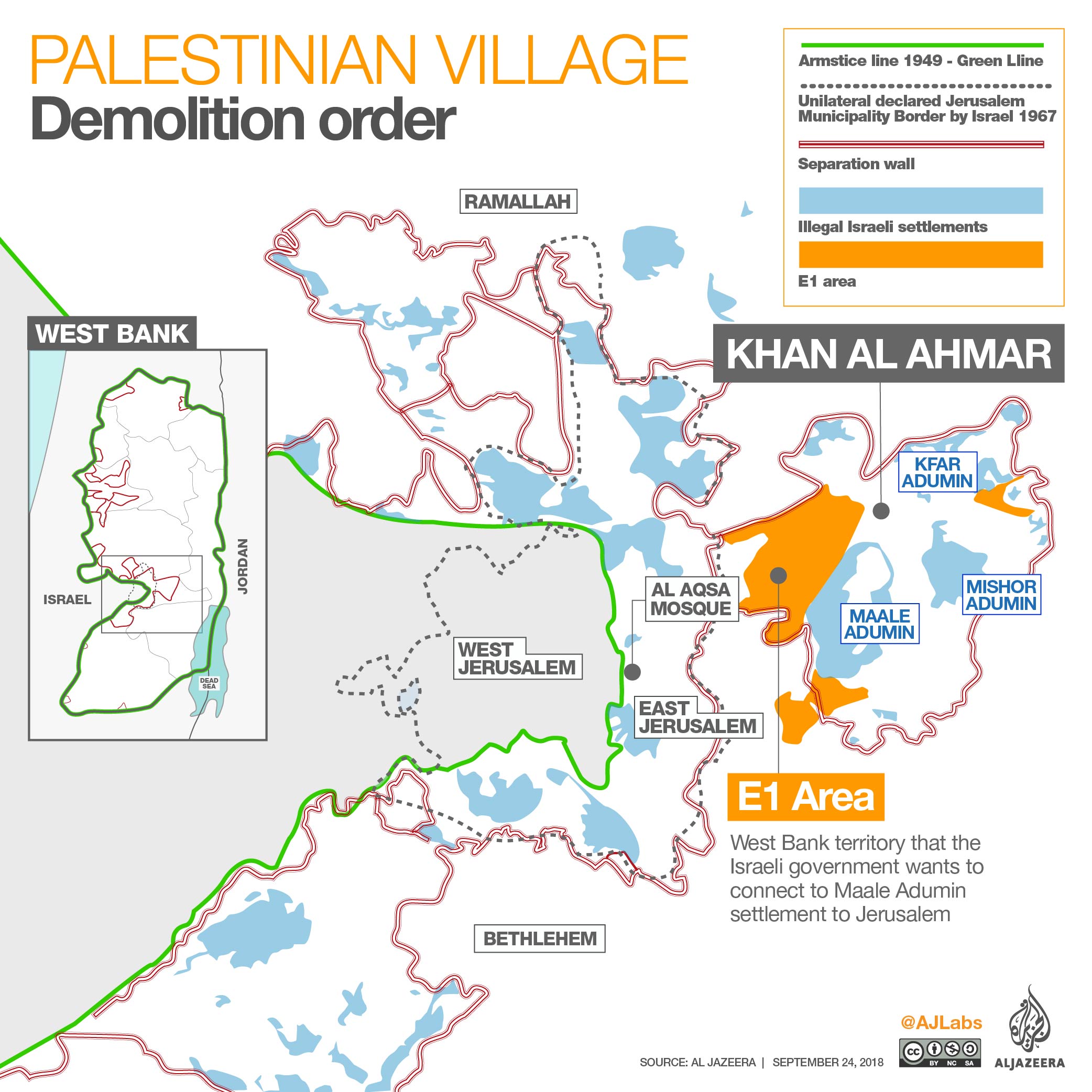 Palestine: Demolishing Khan al-Ahmar | Occupied West Bank News | Al Jazeera