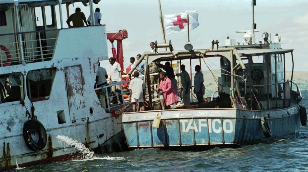 In 1996, more than 500 people were killed when a ferry sank near Mwanza on Lake Victoria [File: Danny Wilcox Frazier/AP]