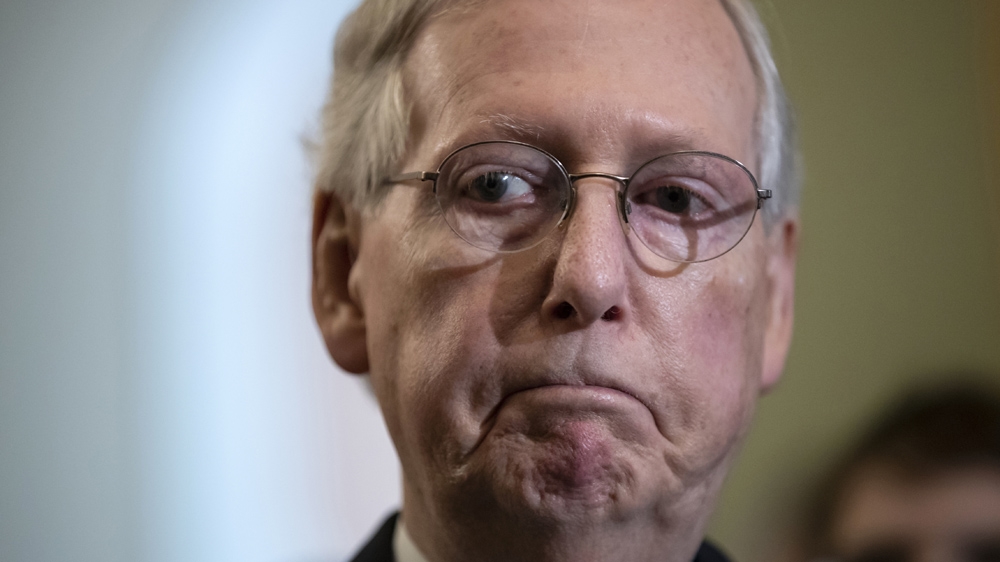 Republican Mitch McConnell said he was confident Kavanaugh would be confirmed [AP Photo/J. Scott Applewhite]