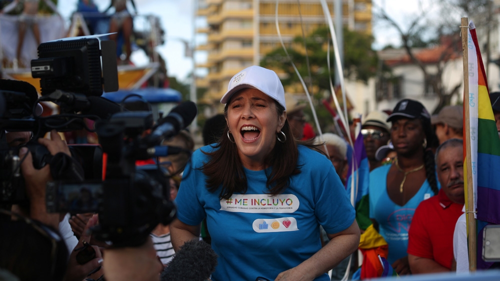 Mariela Castro is one of Cuba's most prominent LGBTQ activists [Alexandre Meneghini/Reuters]