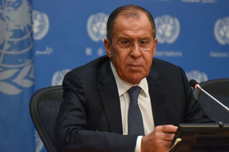Lavrov at UN